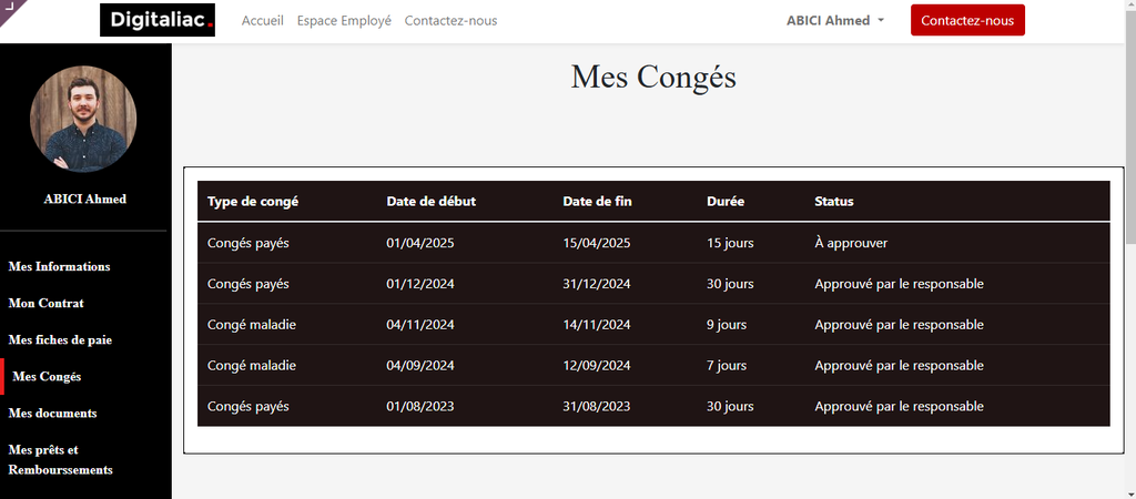 Module: Espace des employés - RH Odoo